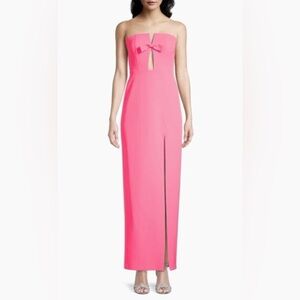 Liv foster cut-out crepe column gown size 2.